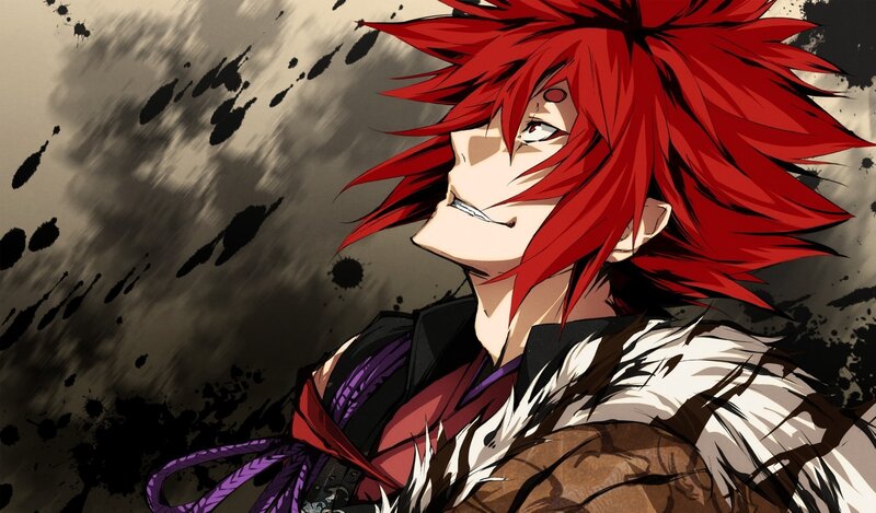 red-haired anime character portrait