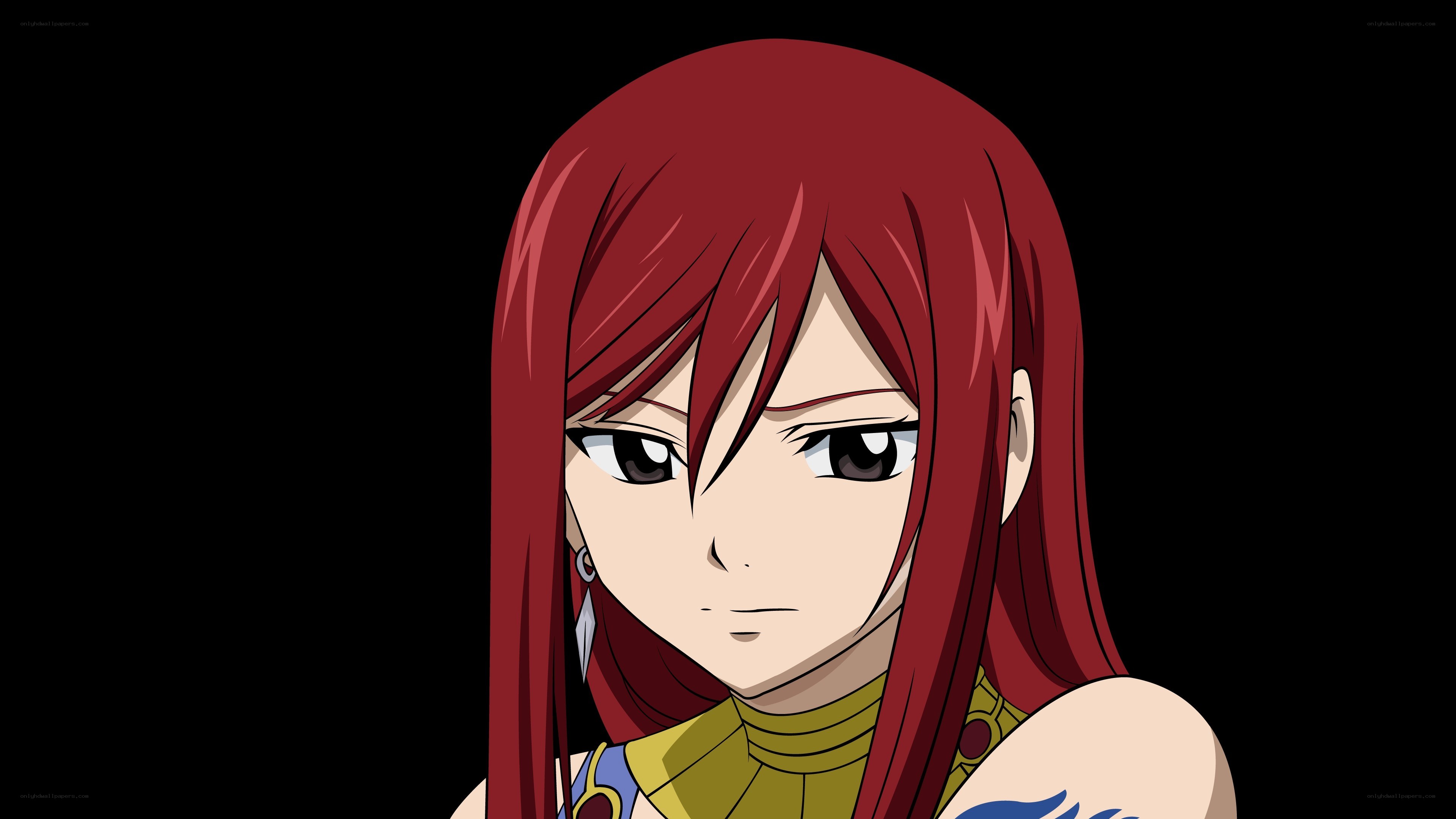 red-haired anime character portrait