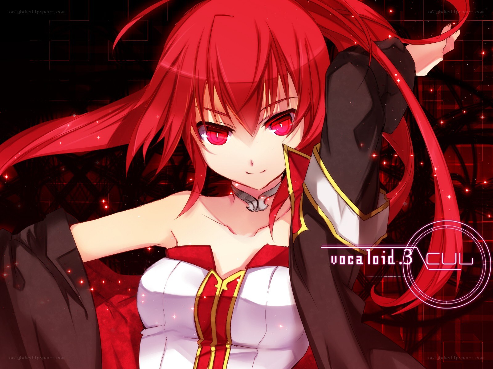 red-haired anime character portrait