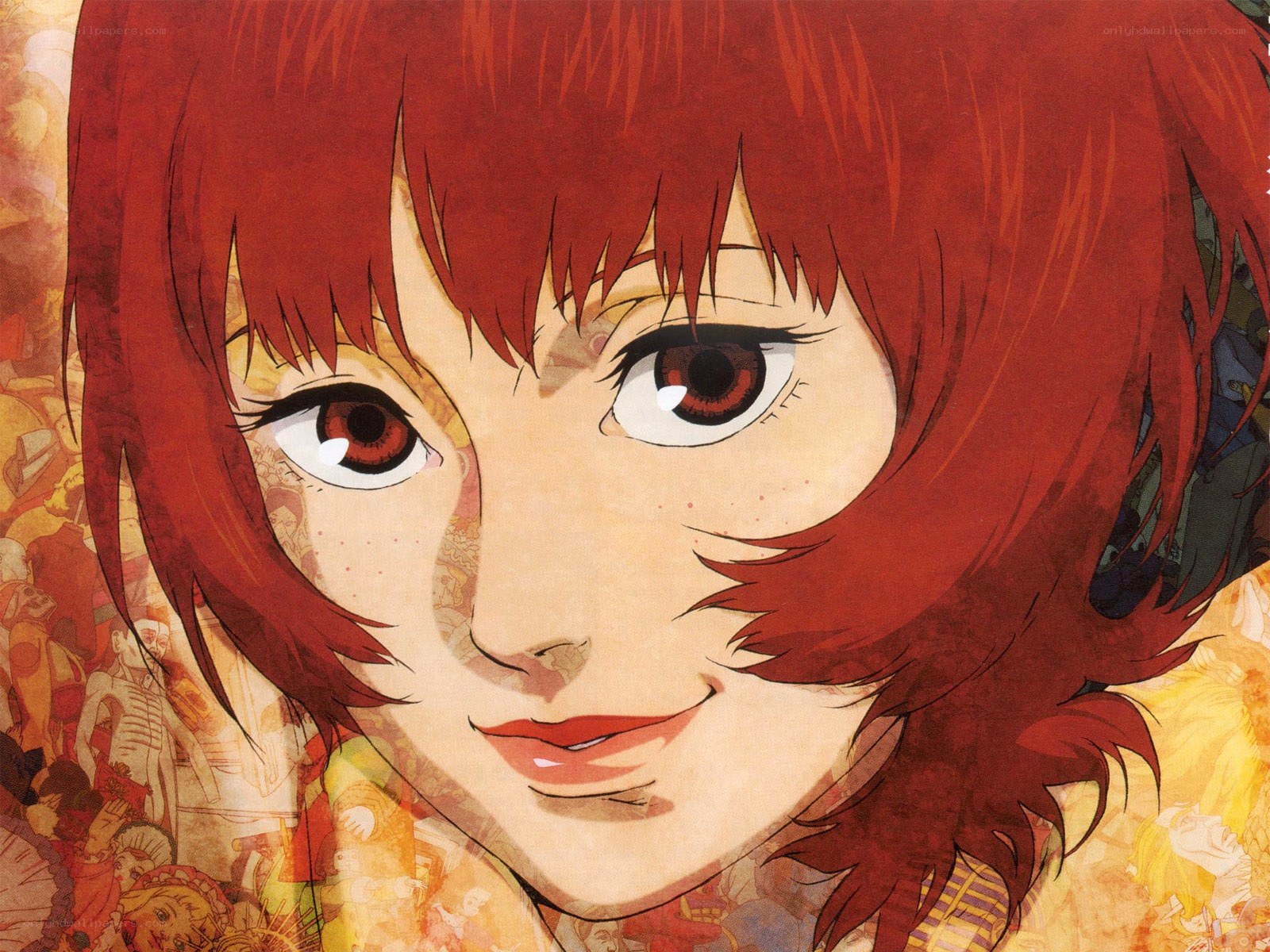 red-haired anime character portrait