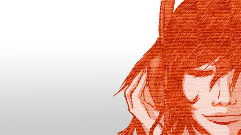 red-haired anime character portrait
