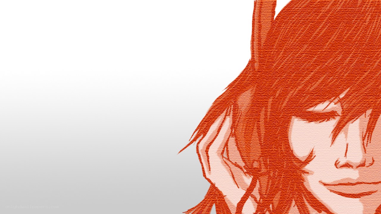 red-haired anime character portrait