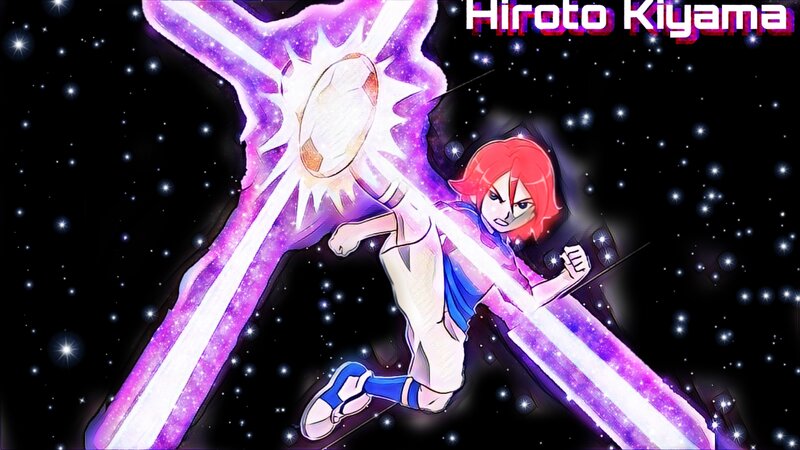 Red-haired Anime Character — Purple, Dramatic, Night, Sword
