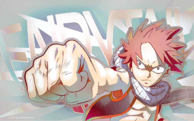 Red-haired Anime Character — Red, Aggressive, Fist