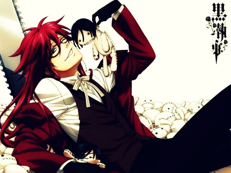Red-haired Anime Character — Red, Dark