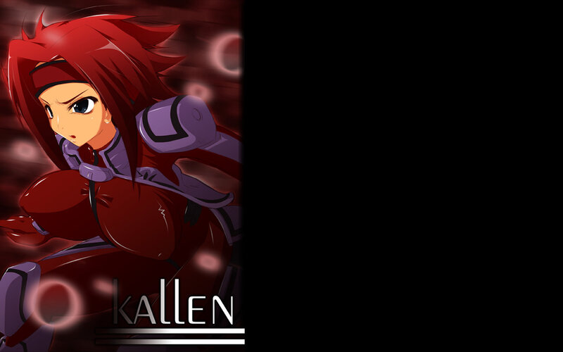 Red-haired Anime Character — Red, Dramatic, Anime Art, Armor
