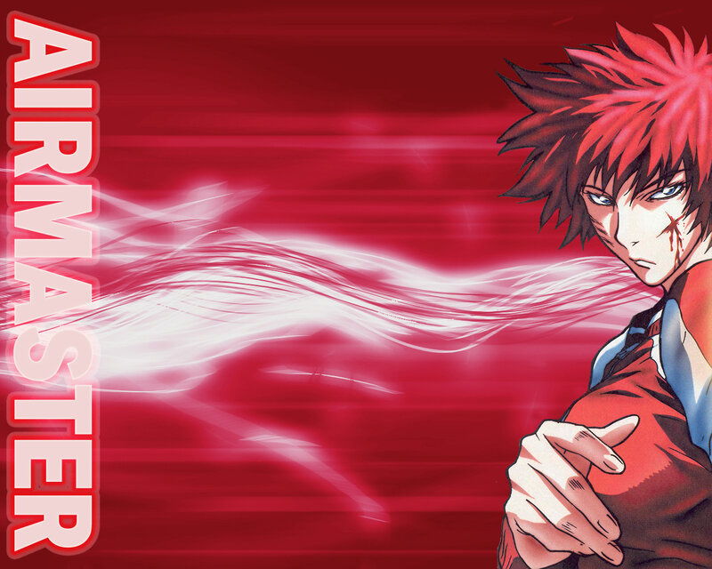 Red-haired Anime Character — Red, Dramatic, Blood on Face