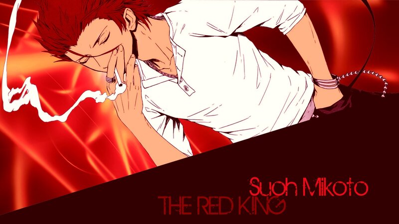 Red-haired Anime Character — Red, Dramatic, Cigarette