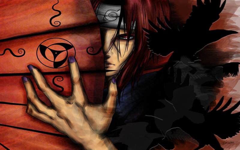 Red-haired Anime Character — Red, Dramatic, Crows