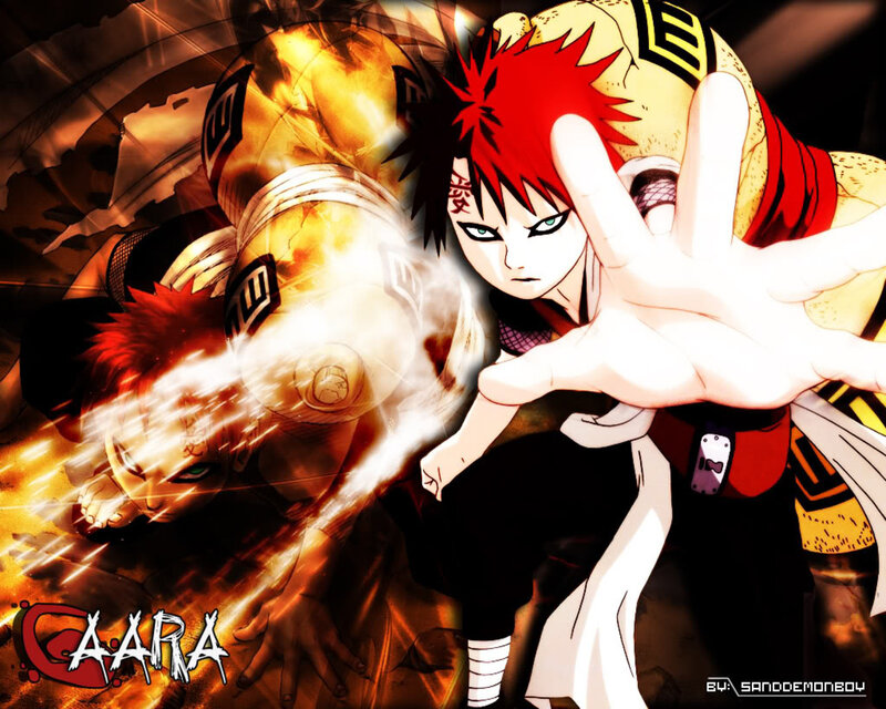 Red-haired Anime Character — Red, Dramatic, Fire