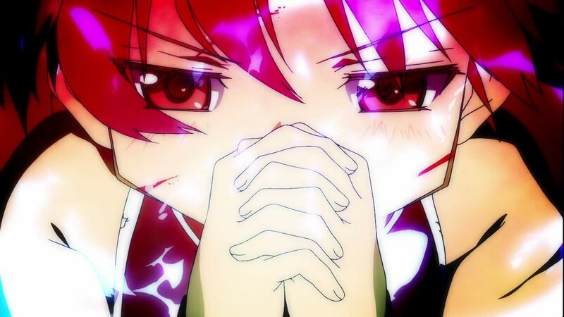 Red-haired Anime Character — Red, Dramatic, Hands