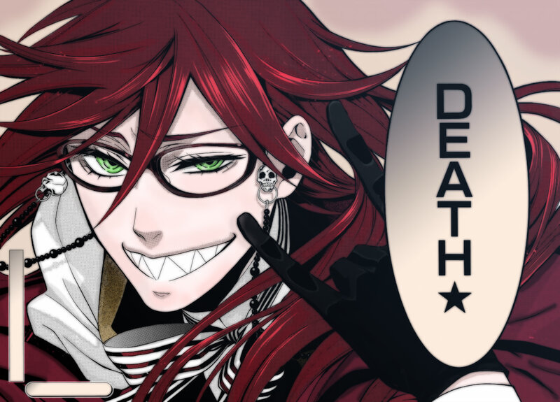 Red-haired Anime Character — Red, Dramatic, Manga, Green Eyes