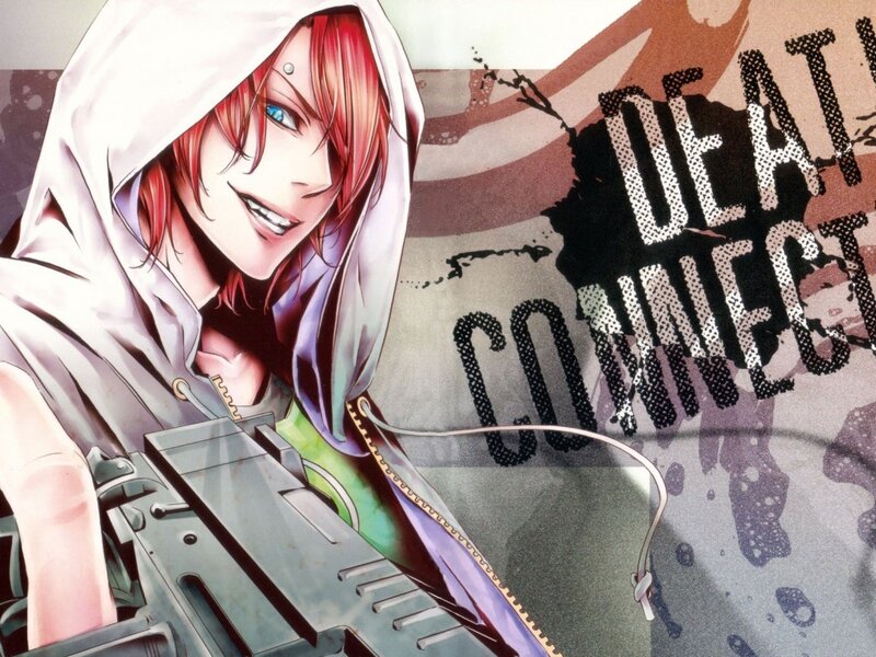 Red-haired Anime Character — Red, Dramatic, Manga, Gun