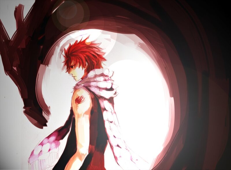 Red-haired Anime Character — Red, Dramatic, Scarf