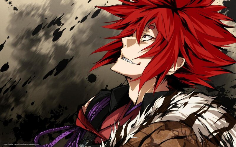Red-haired Anime Character — Red, Dramatic, Spiky Hair