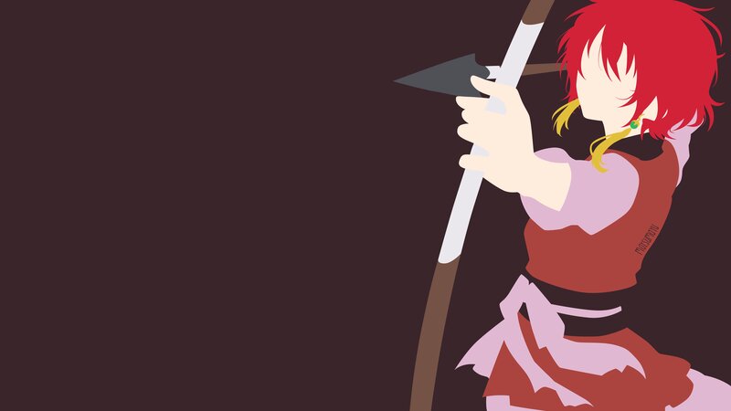 Red-haired Anime Character — Red, Dramatic, Sword, Hair