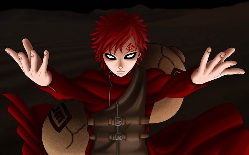 Red-haired Anime Character — Red, Dramatic