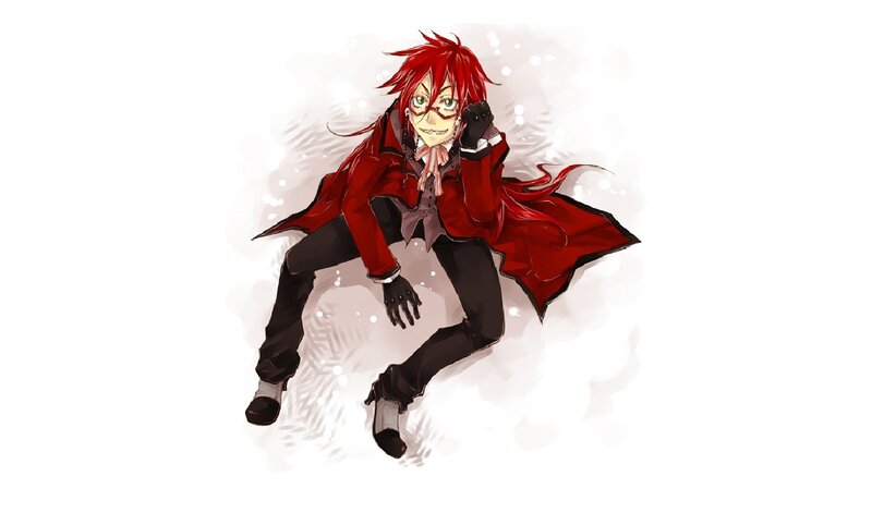 Red-haired Anime Character — Red, Dramatic, Winter