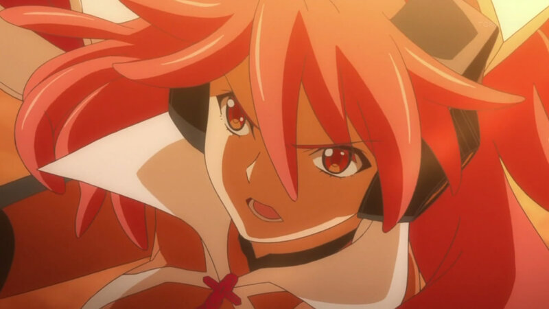 Red-haired Anime Character — Red, Intense, Close-up