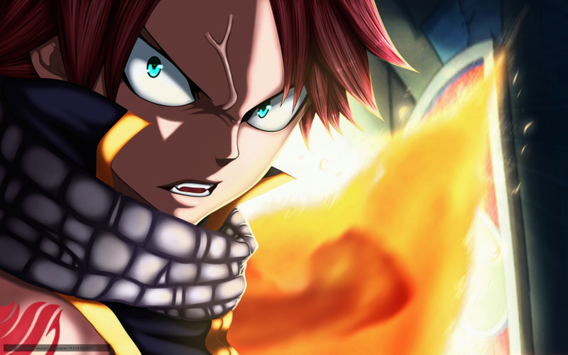 Red-haired Anime Character — Red, Intense, Fire