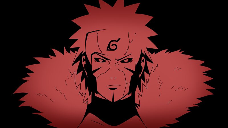 Red-haired Anime Character — Red, Intense, Spiky Hair