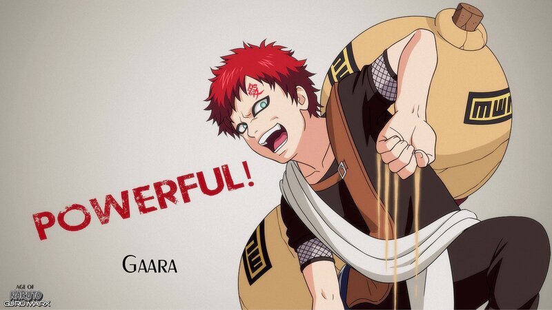 Red-haired Anime Character — Red, Intense, Text