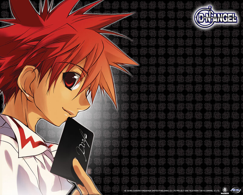 Red-haired Anime Character — Red, Serious, Book