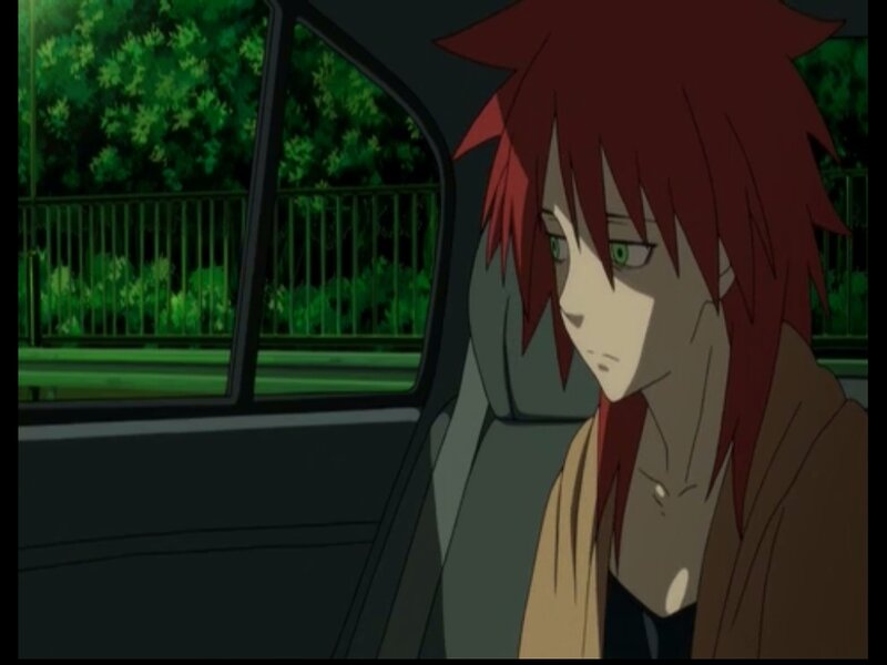 Red-haired Anime Character — Red, Somber