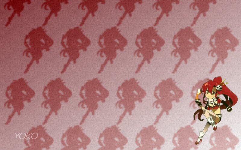 Red-haired anime character wallpaper