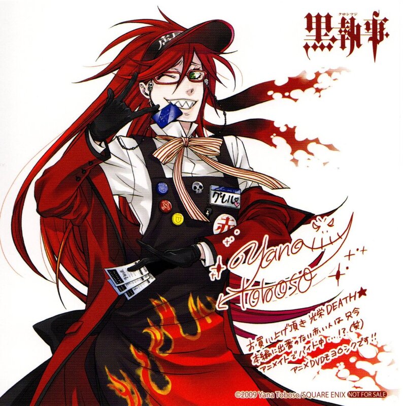 Red-haired anime character with glasses