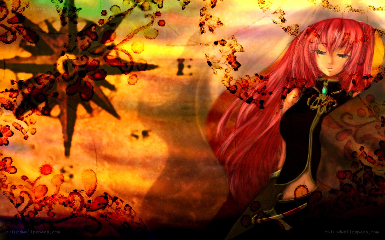 red-haired anime character with sword