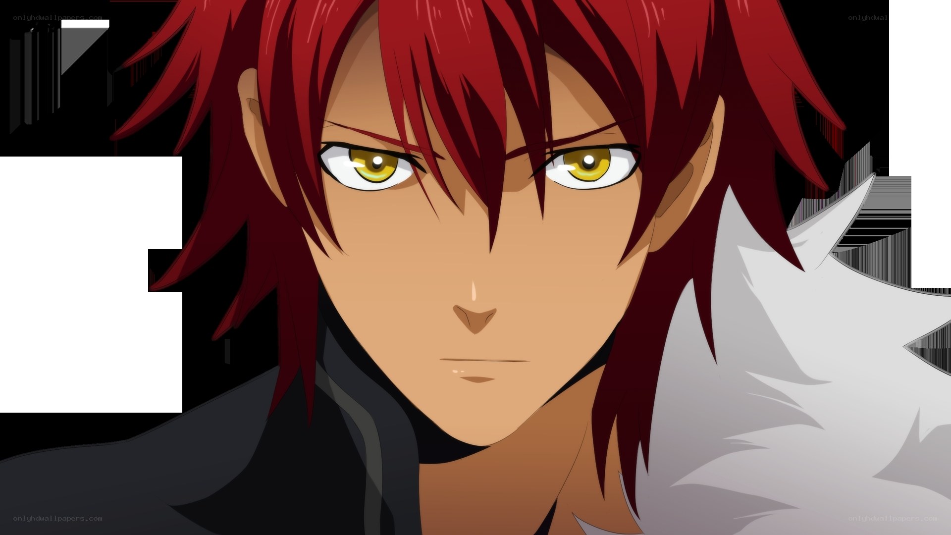 red-haired anime character