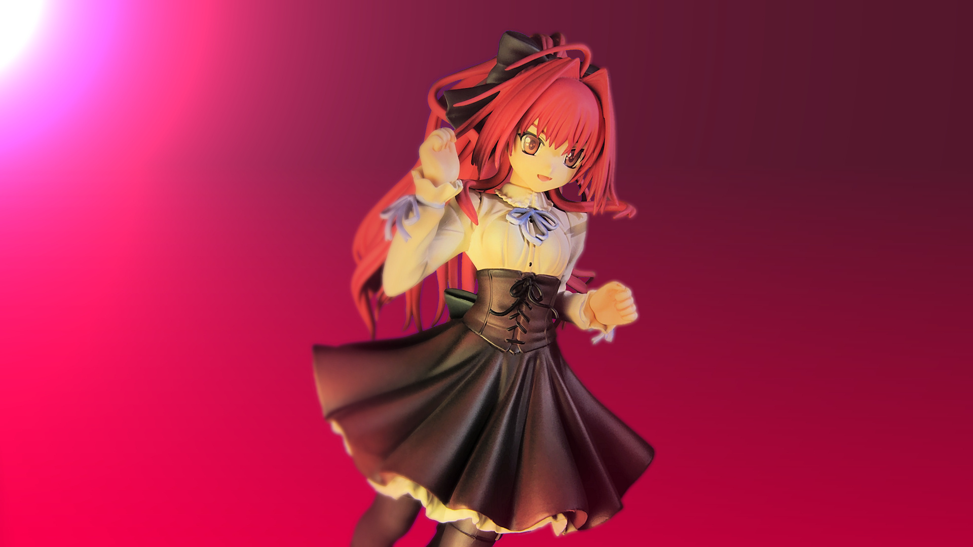 red-haired anime figurine