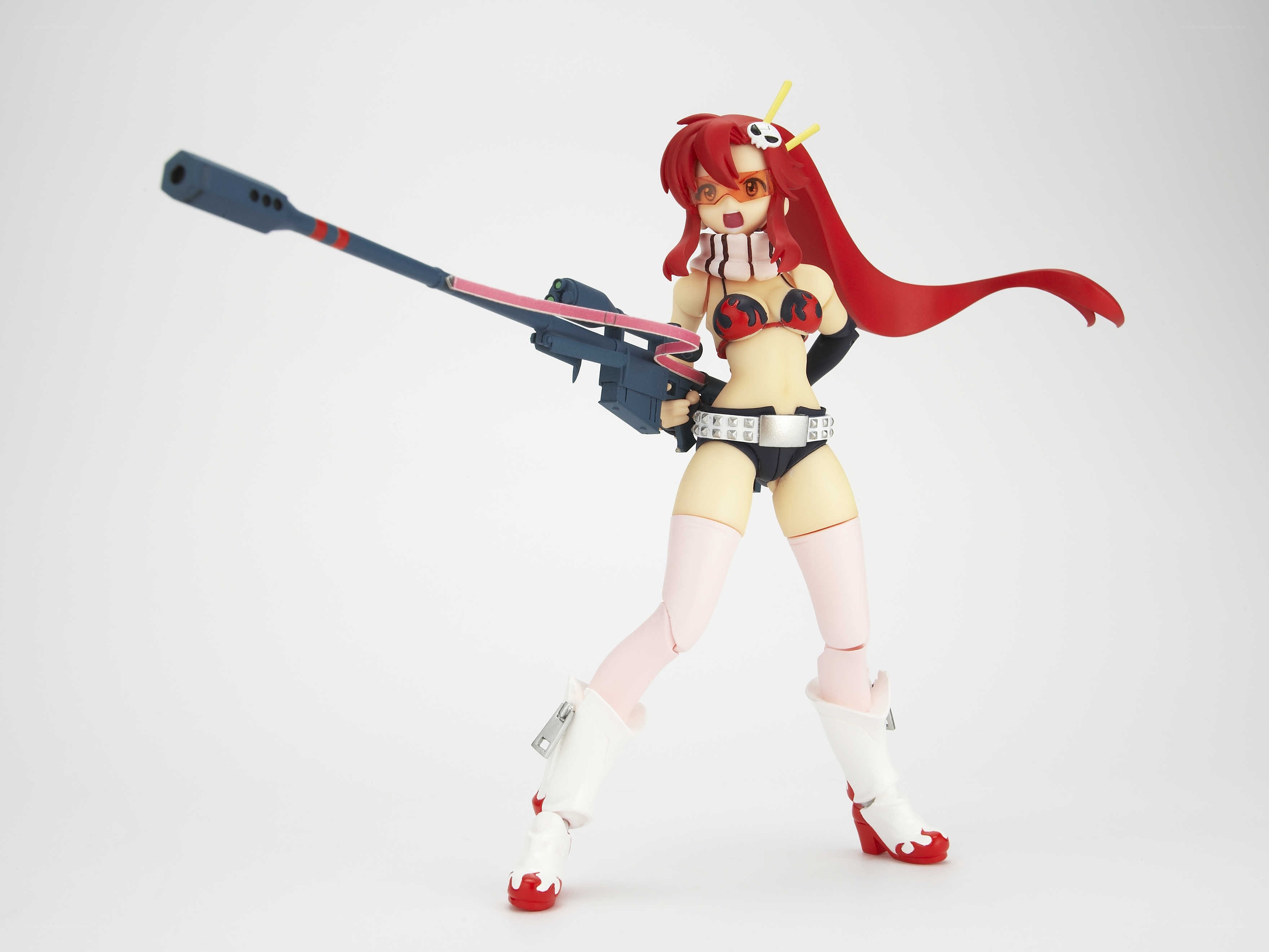red-haired anime girl action figure