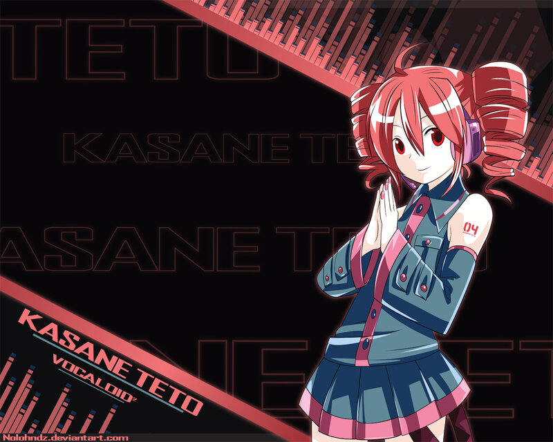 Red-haired Anime Girl — Black, Playful, Headphones