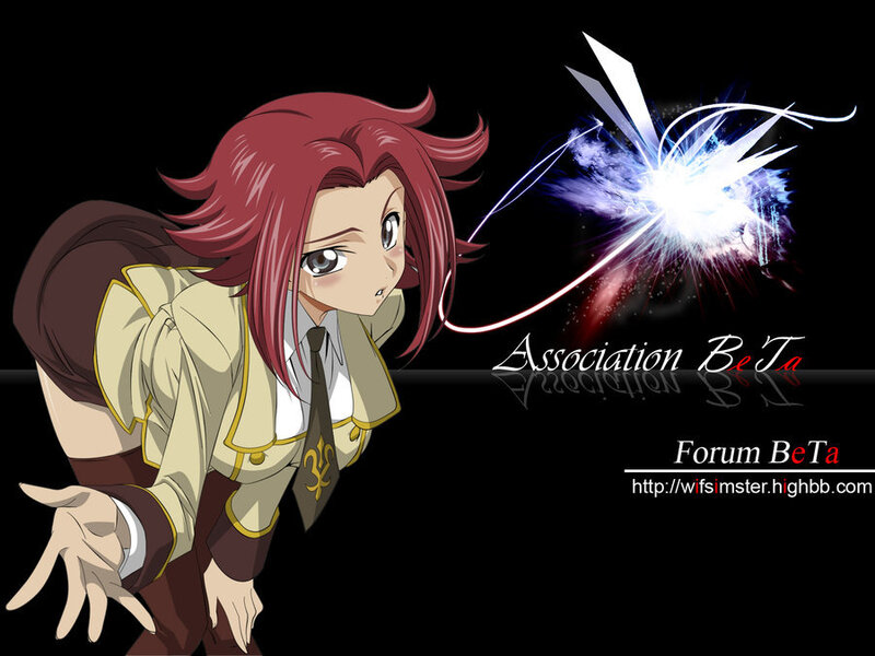 Red-haired Anime Girl — Black