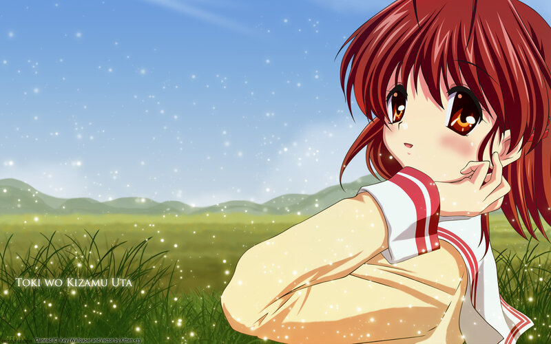 Red-haired Anime Girl — Green
