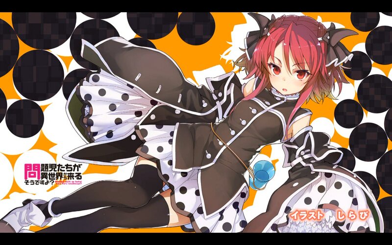 Red-haired Anime Girl — Orange, Dynamic