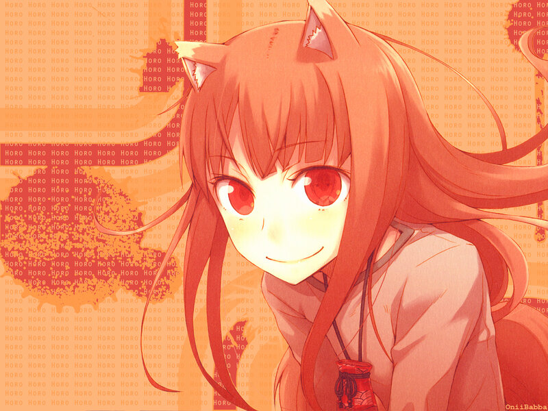 Red-haired Anime Girl — Orange
