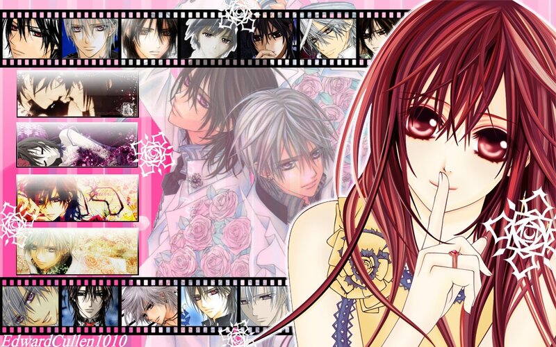 Red-haired Anime Girl — Pink, Dramatic, Manga