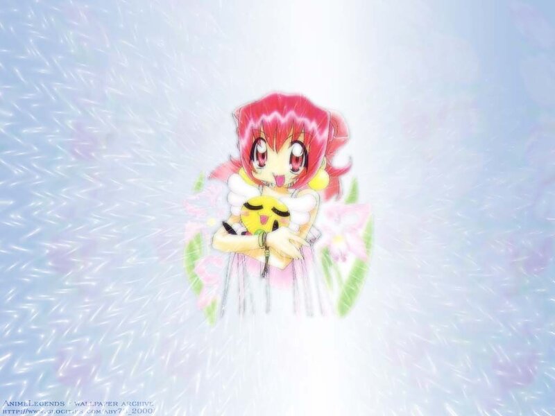 Red-haired Anime Girl — Pink, Dreamy