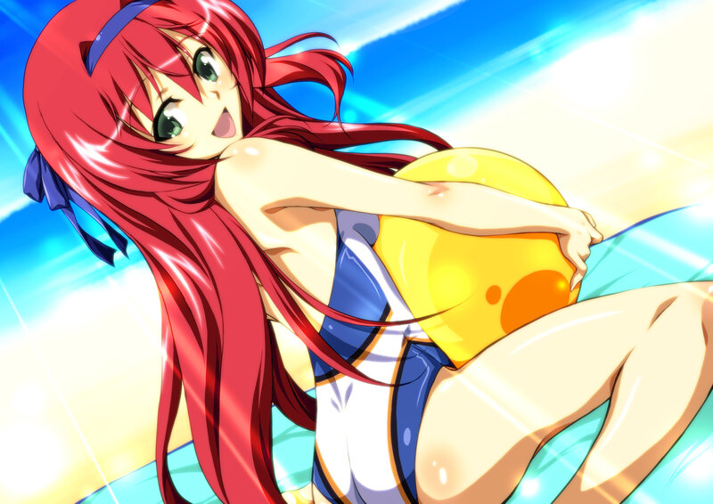 Red-haired Anime Girl — Red, Bright, Sunny