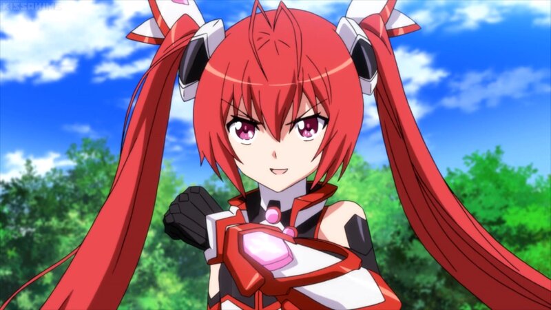 Red-haired Anime Girl — Red, Confident, Afternoon