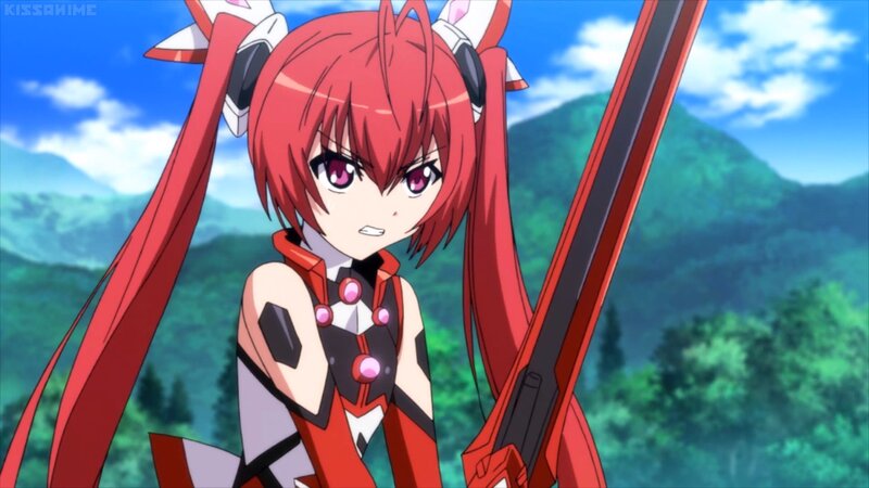 Red-haired Anime Girl — Red, Determined, Afternoon