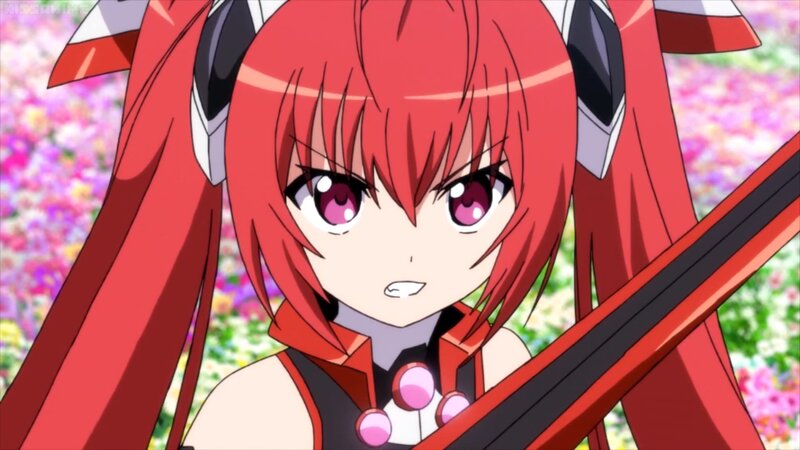 Red-haired Anime Girl — Red, Determined, Spring