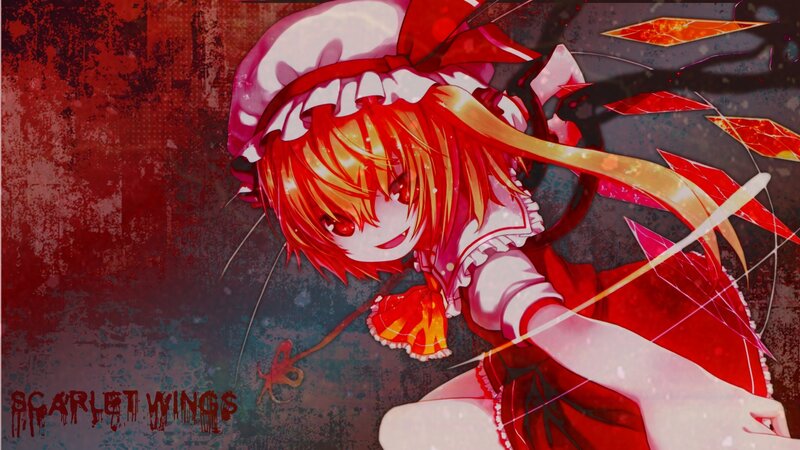 Red-haired Anime Girl — Red, Dramatic, Hat