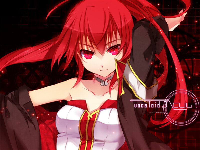 Red-haired Anime Girl — Red, Dramatic, Long Red Hair