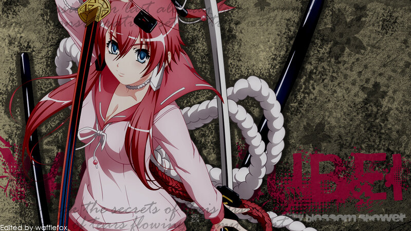 Red-haired Anime Girl — Red, Dramatic, Sword, Rope