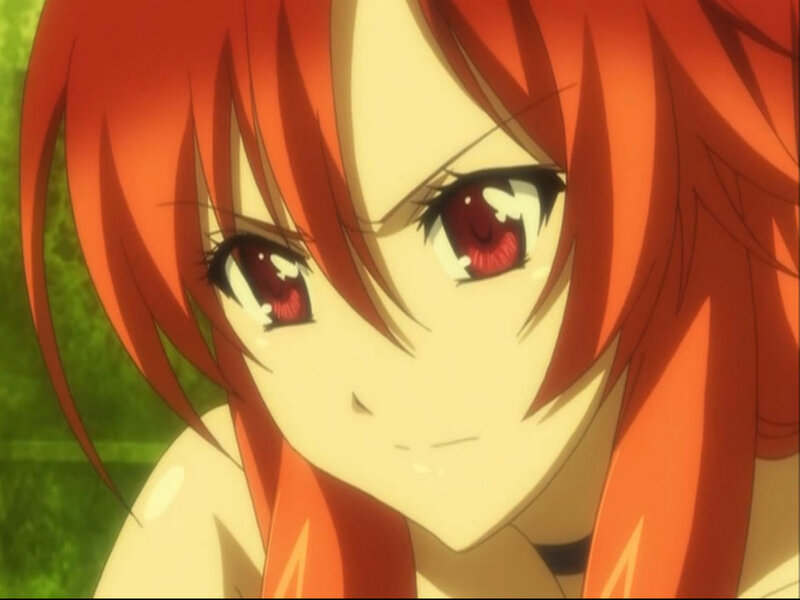 Red-haired Anime Girl — Red, Dramatic, Tears