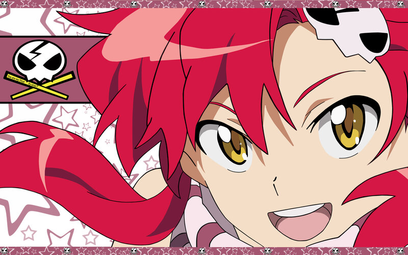 Red-haired Anime Girl — Red, Energetic